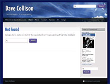 Tablet Screenshot of davecollison.com